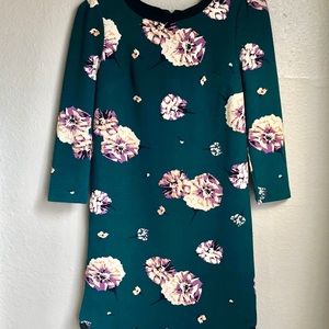 Green to the knee dress.